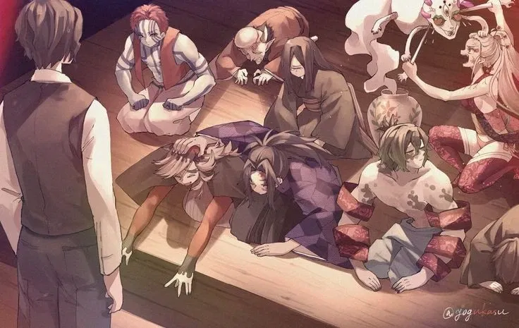 Avatar of Muzan and the 12 Kizuki 