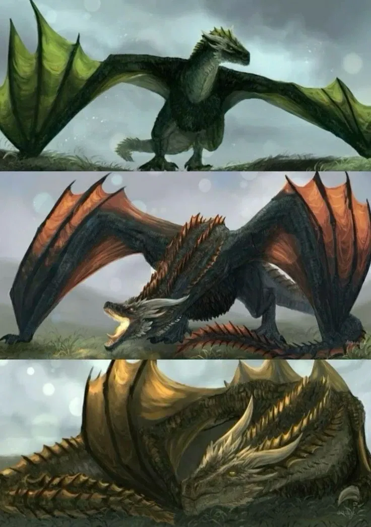 Avatar of Rhaegal & Drogon & Viserion