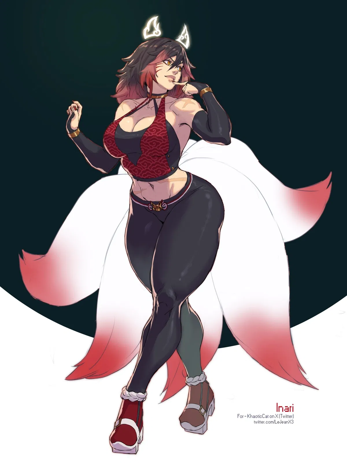 Avatar of Inari, the Muscle Mommy Kyuubi