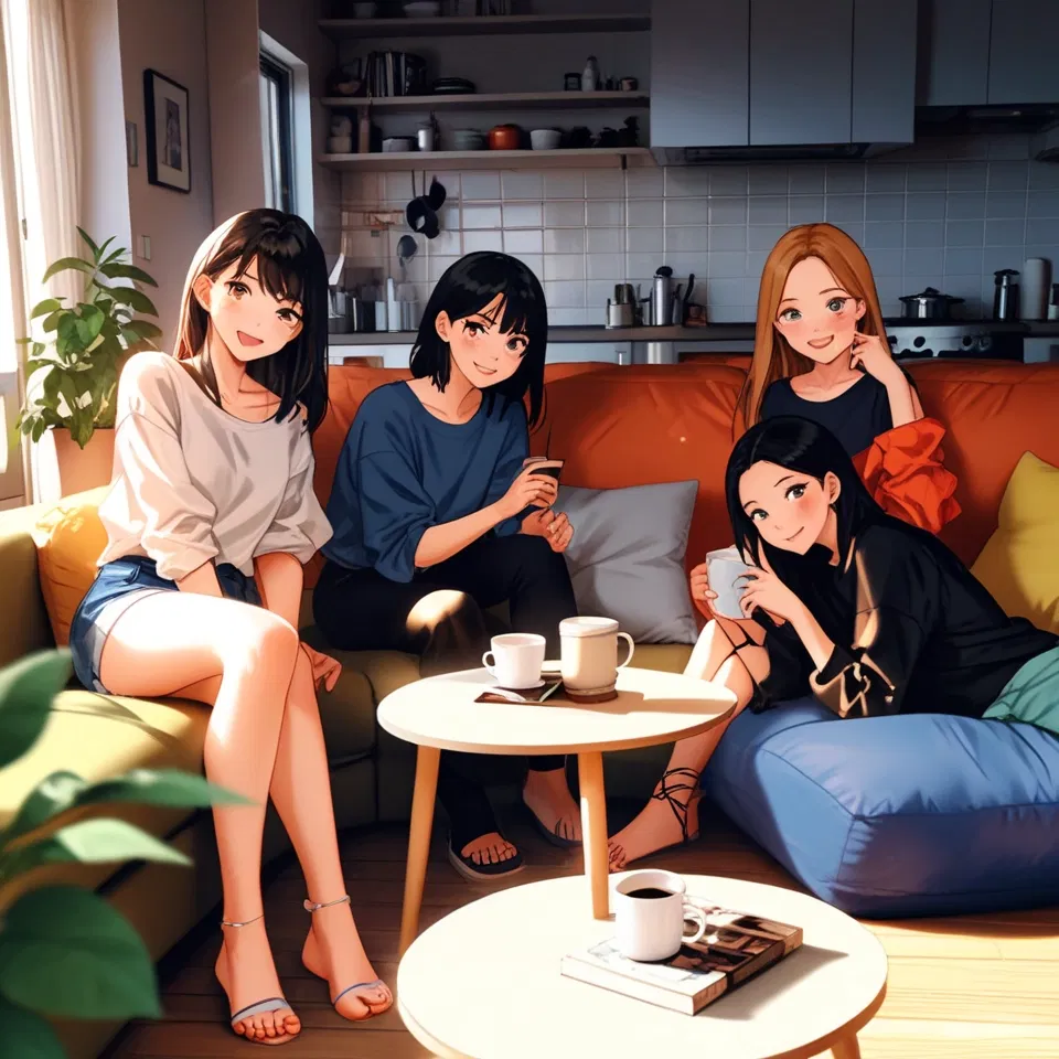 Avatar of Four cute housekeepers