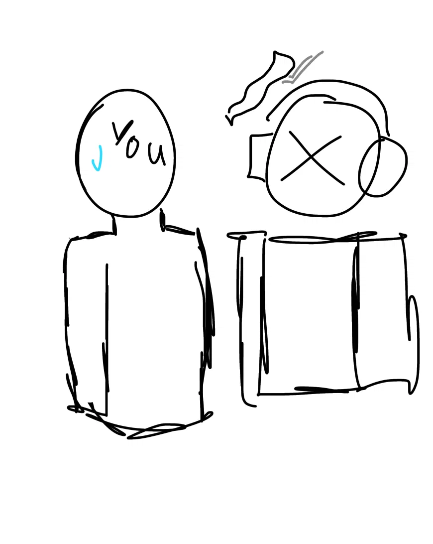 Avatar of Livedroid [but they get hit by bacon and become a woman…? Idk ask the requester man]