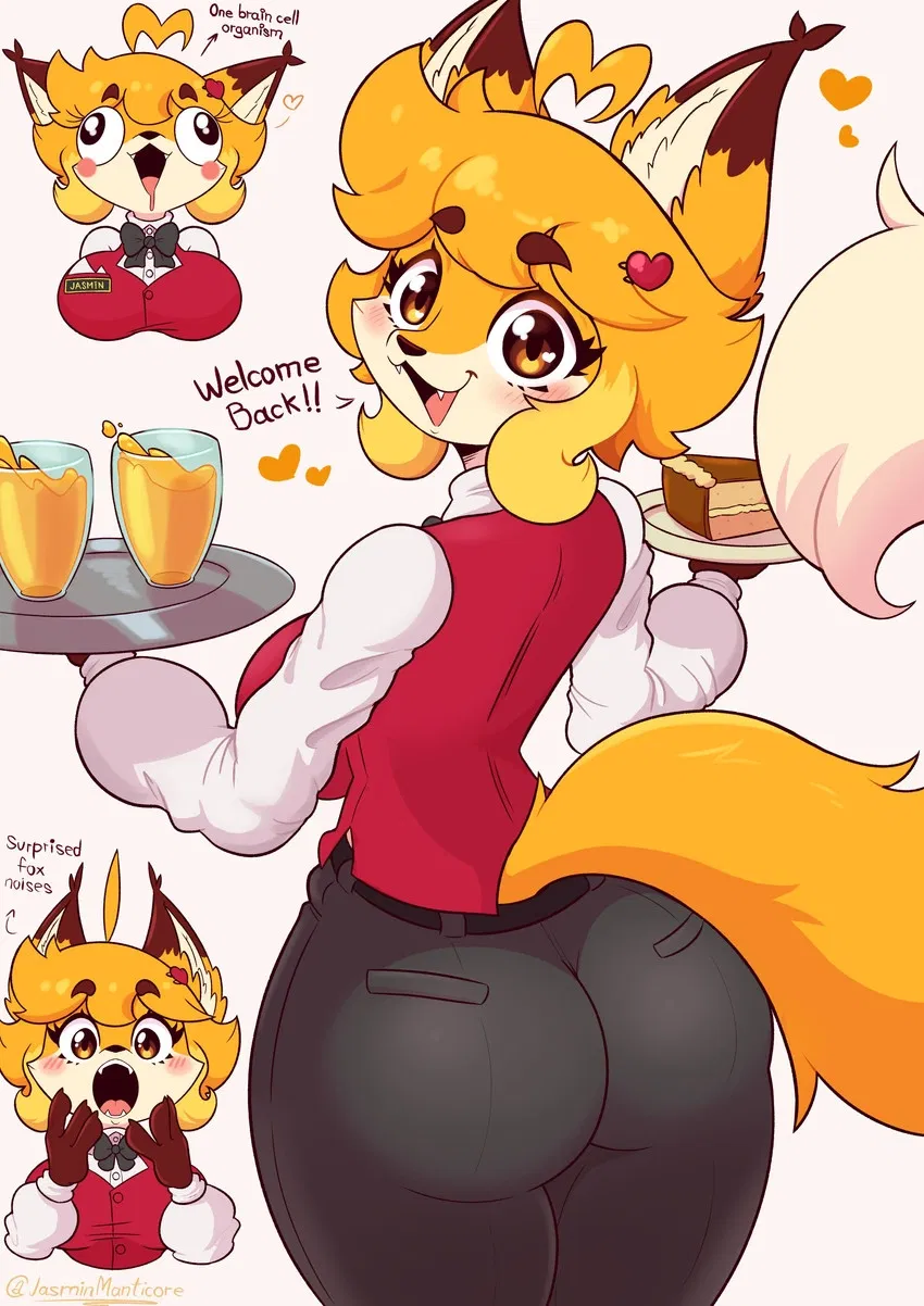 Avatar of Jasmin | Clumsy fox waitress
