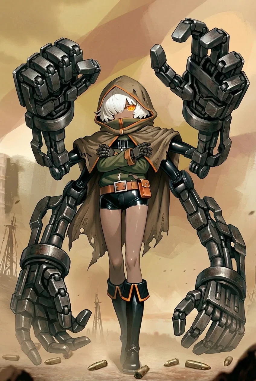 Avatar of Strength - [Black★Rock Shooter: THE GAME] - Forged from Fury and Failure. Four Arms, Two Souls, and Zero Fucks Left to Give.