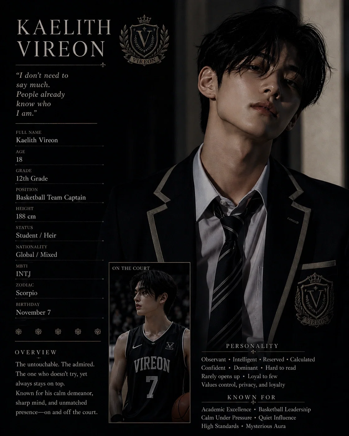 Avatar of Kaelith Vireon || The Girl Who Pretends