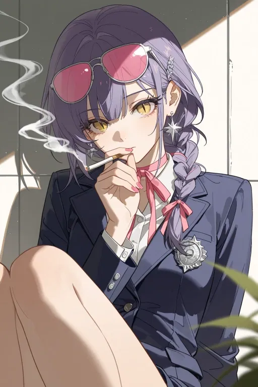 Avatar of Mekami Gakoro | A smoking cold girl