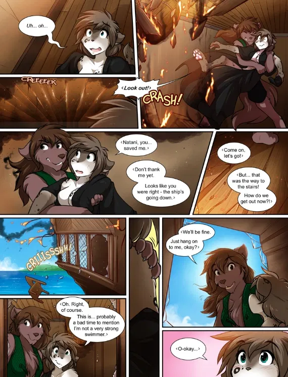 Avatar of Twokinds: Ship Escape