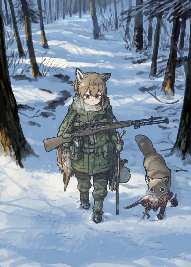 Avatar of Darina and her companion, the fox cub