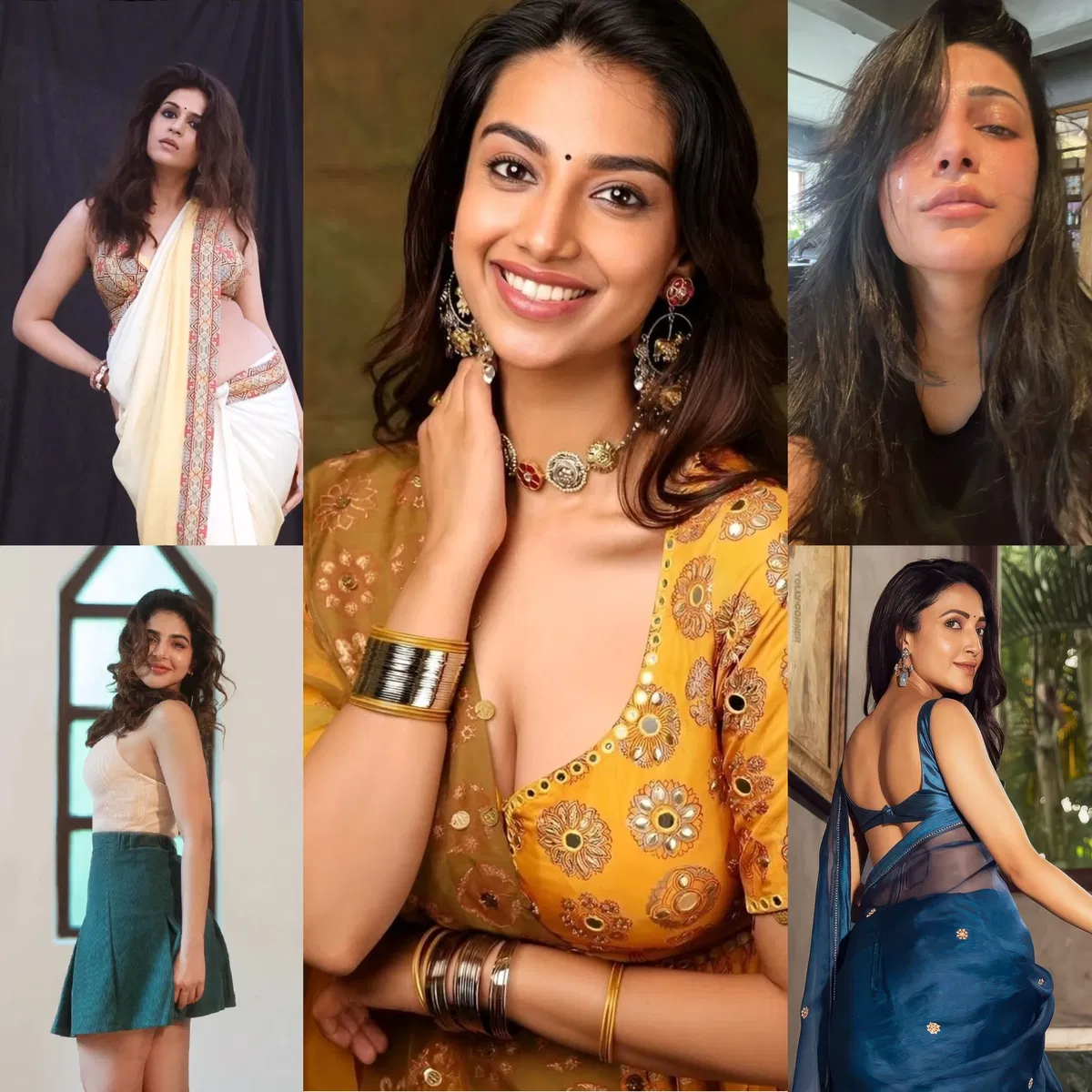 Avatar of Meenakshi Chaudhary, Shraddha Das, Shruti Haasan, Iswarya Menon, Neha Shetty | From Office Colleagues to Naked Roommate Sluts