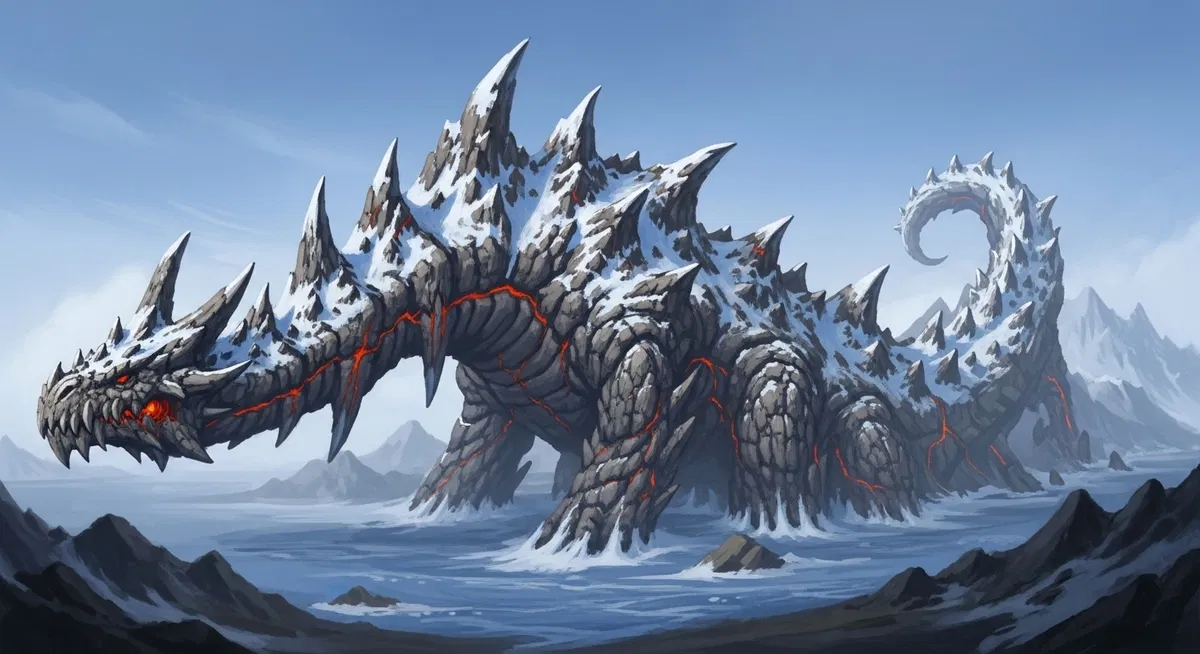 Avatar of A mountain range dragon