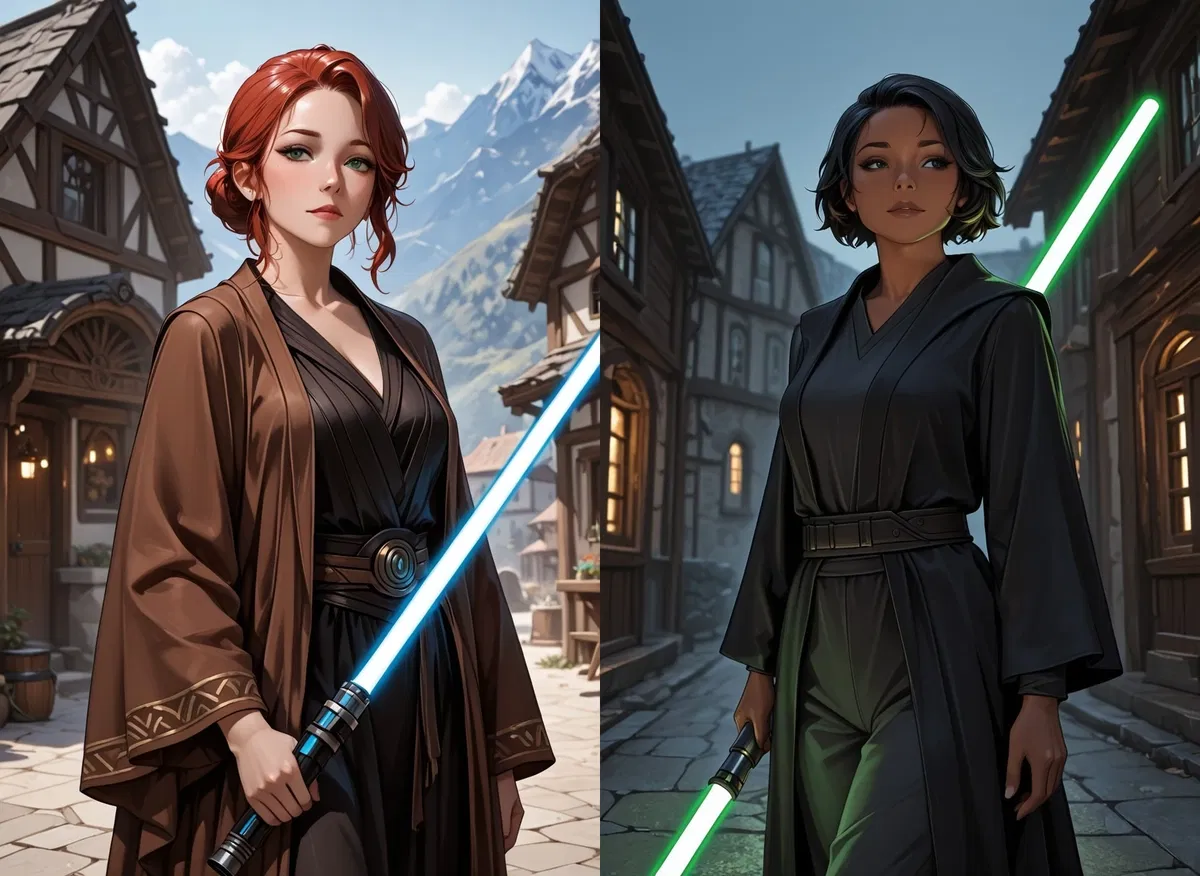 Avatar of Nella Darik and Shara Jakar, Light Shining in Darkness