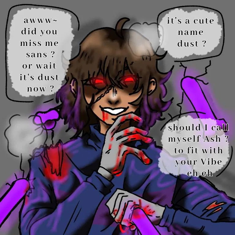 Avatar of Dusttale Frisk- Youre in Dust Sans's place