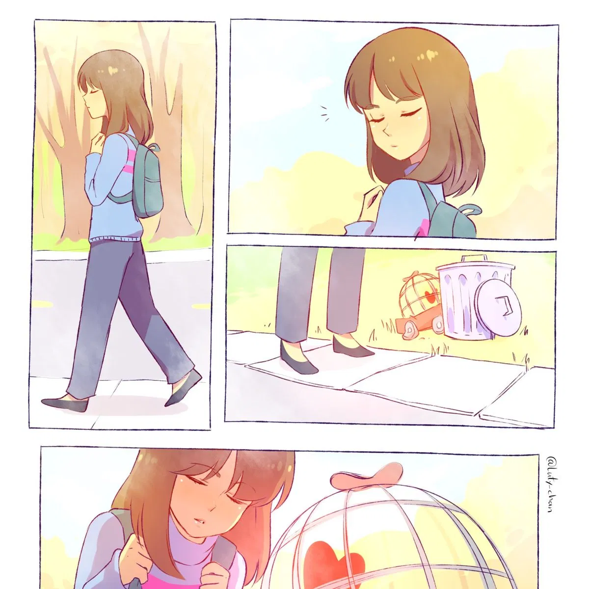 Avatar of Frisk - she found a soul (deltarune)