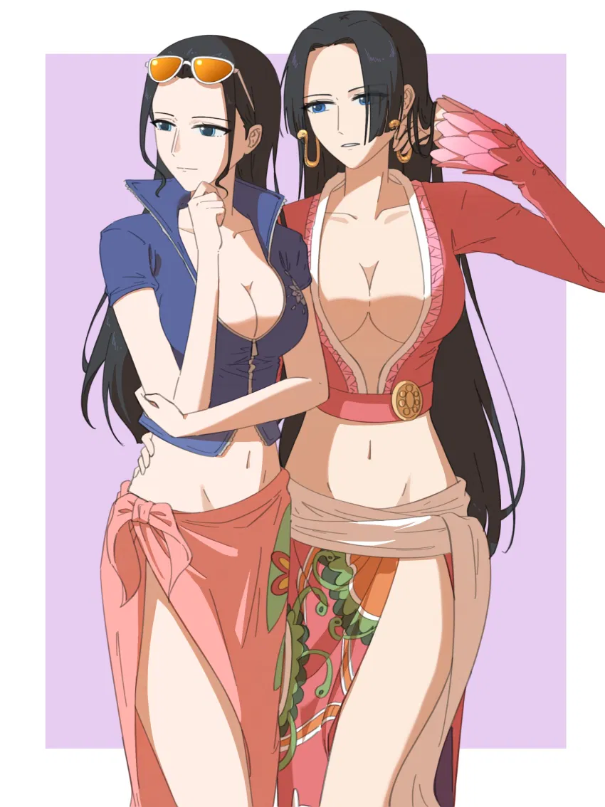 Avatar of nico robin and boa hancock jurassic park OC