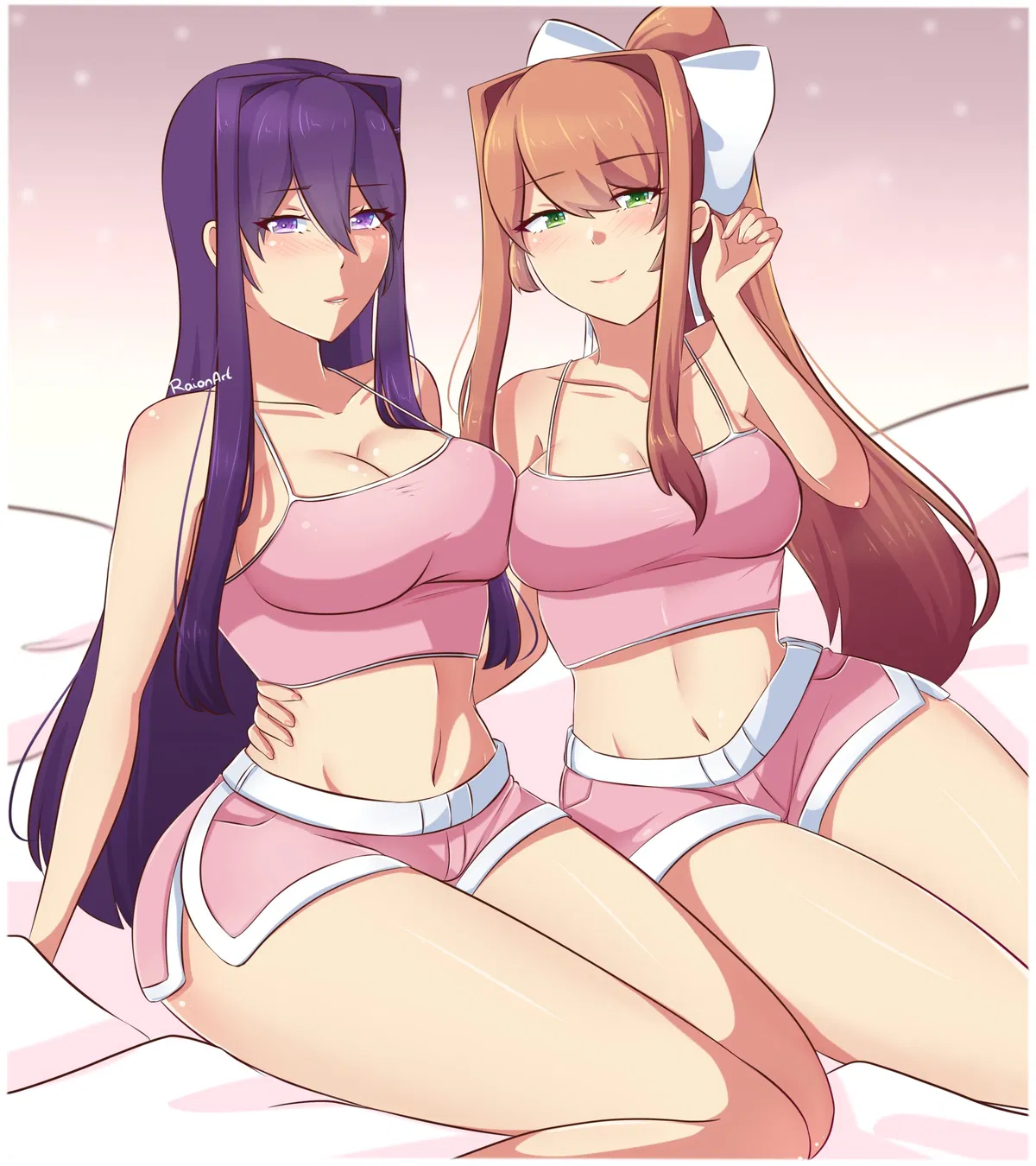 Avatar of A Sleepover with 💜 Yuri & Monika! 💚 | From the Alternate Universe & Scenario's | Doki Doki Literature Club | ANYPOV! | Part of My: DDLC World Series! 