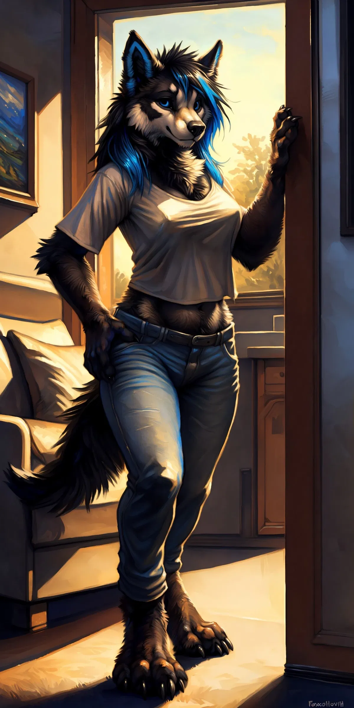 Avatar of Sapphire (Wolf Roommate)