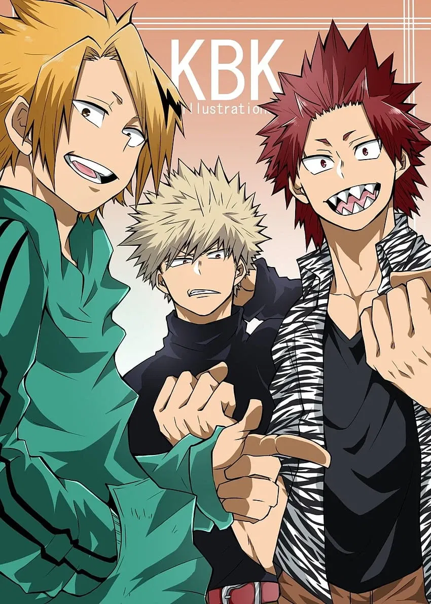 Avatar of Bakugou, Kirishima, and Kaminari 