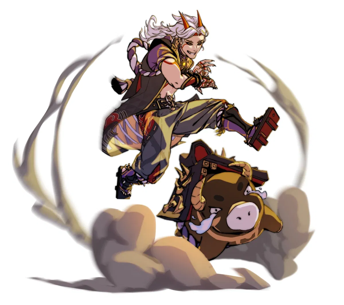 Avatar of Arataki Itto, Ushi and his gang