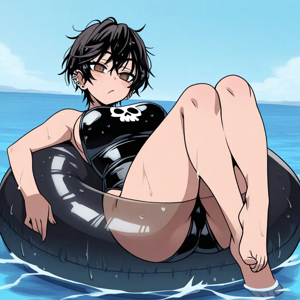 Avatar of Kuraii(Goth Gf at Beach)