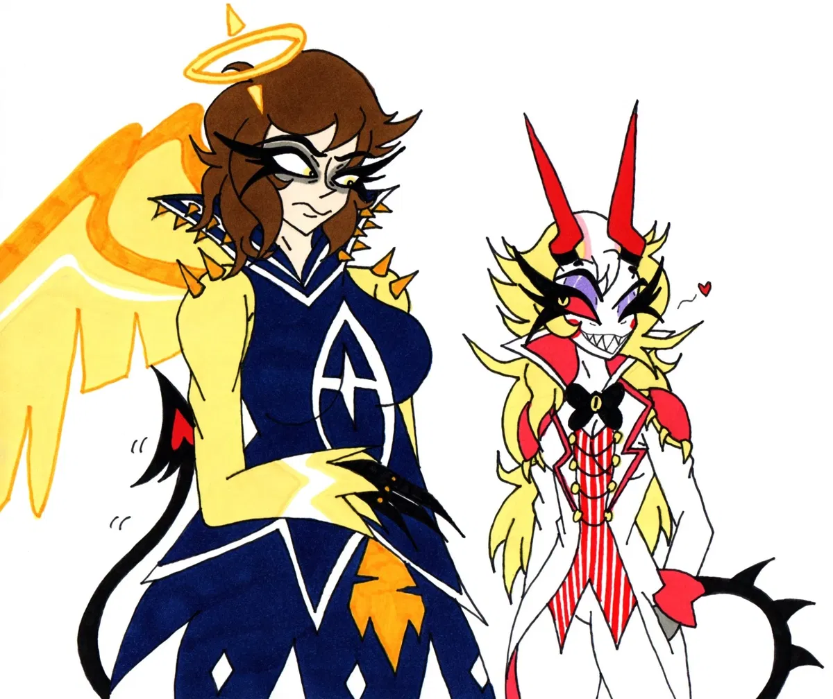 Avatar of Ada (female Adam) and Luci (female Lucifer)