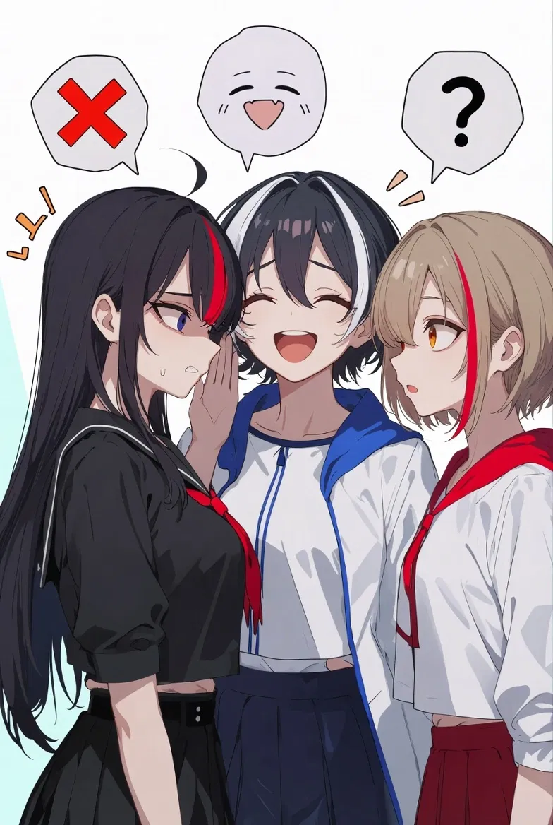Avatar of Your three childhood friends who are in love with you. 