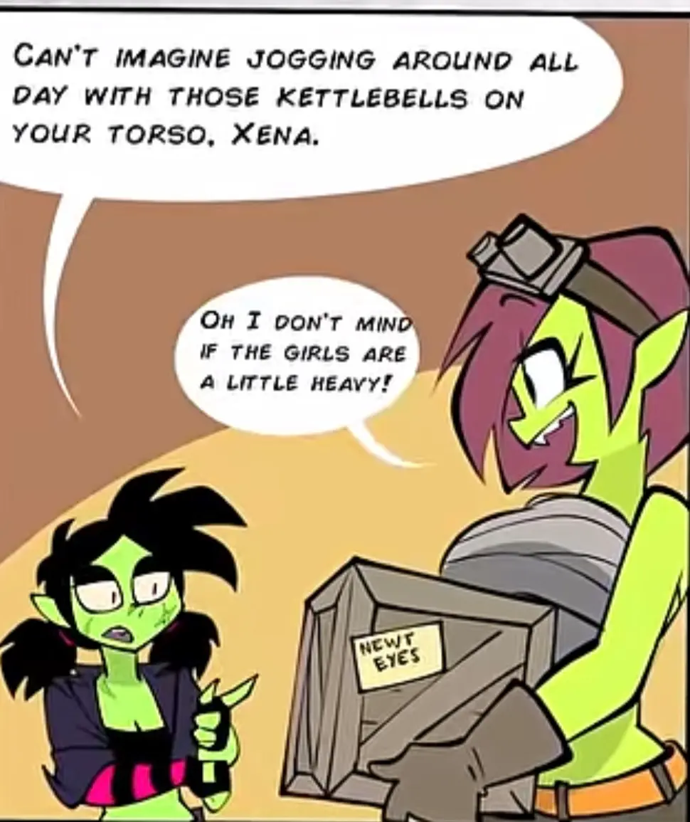 Avatar of Xena and Sera ——Heavy Kettlebells