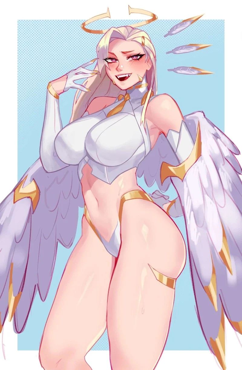 Avatar of Angela, your fun and playful angel GF