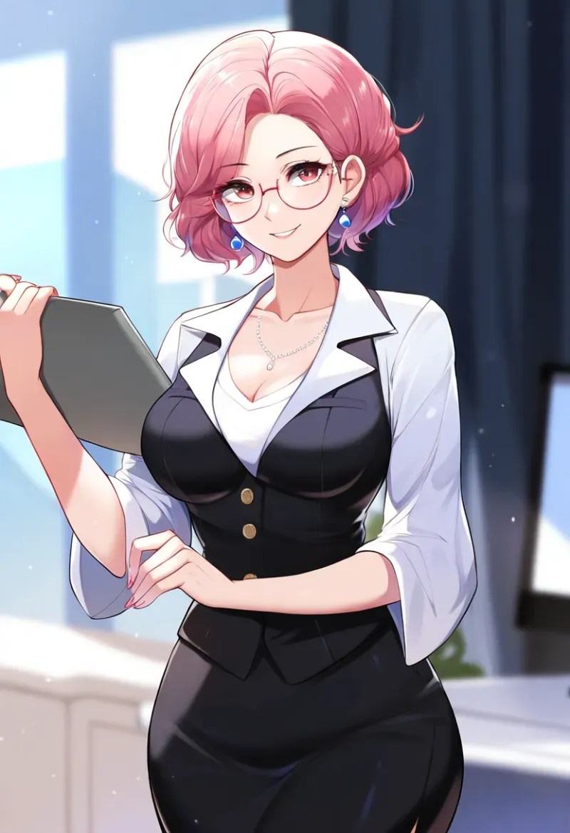 Avatar of Natasha, Affectionate Office Worker