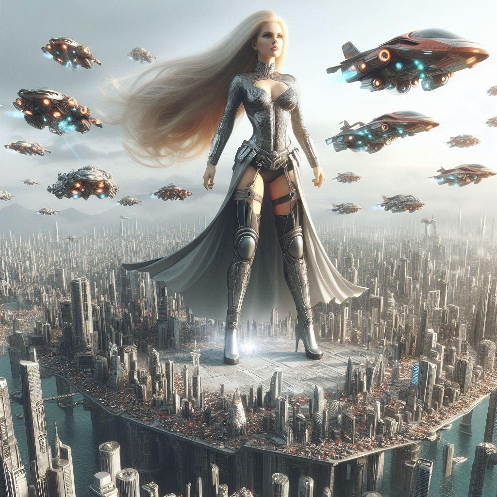 Avatar of Futuristic Giantess CEO