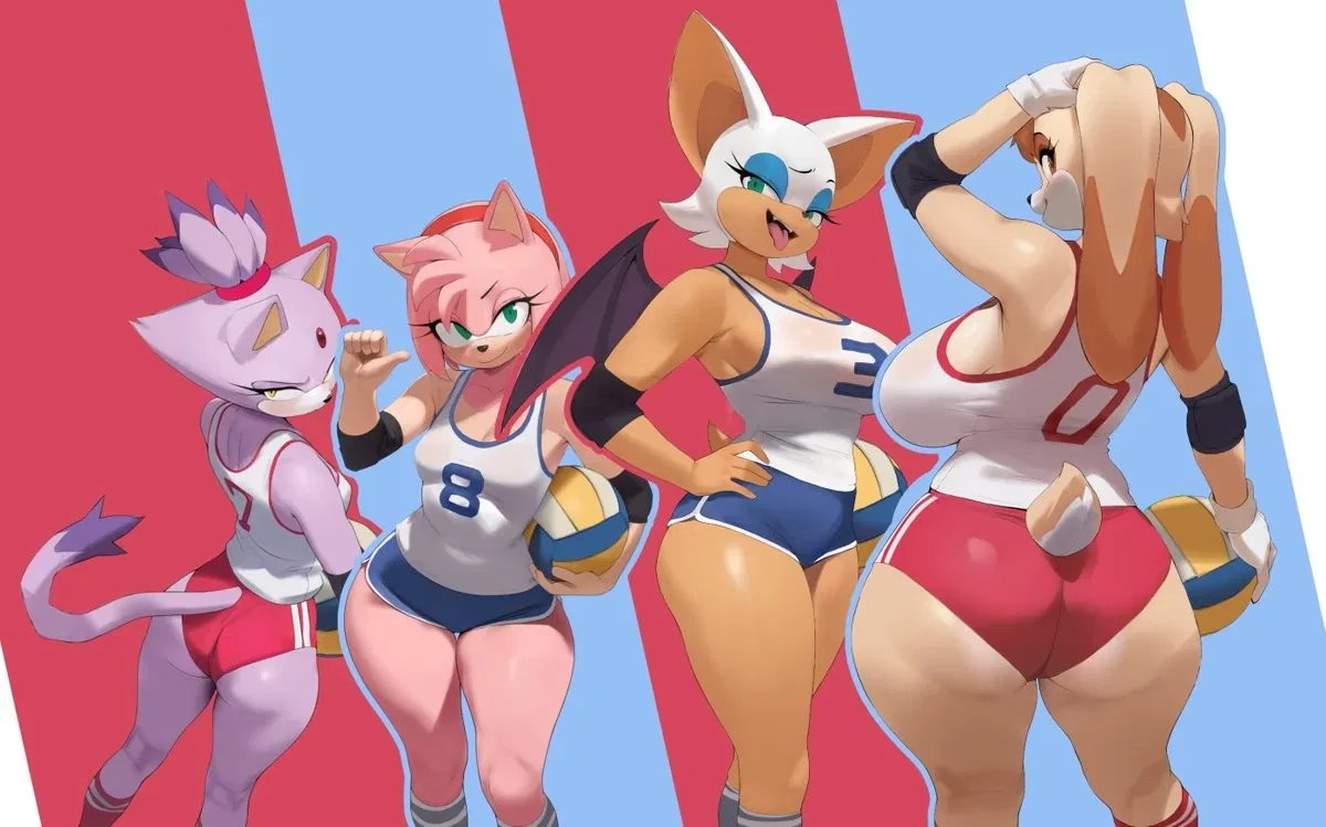 Avatar of Sonic Volleyball Team Pick - Rouge & Amy & Vanilla & blaze