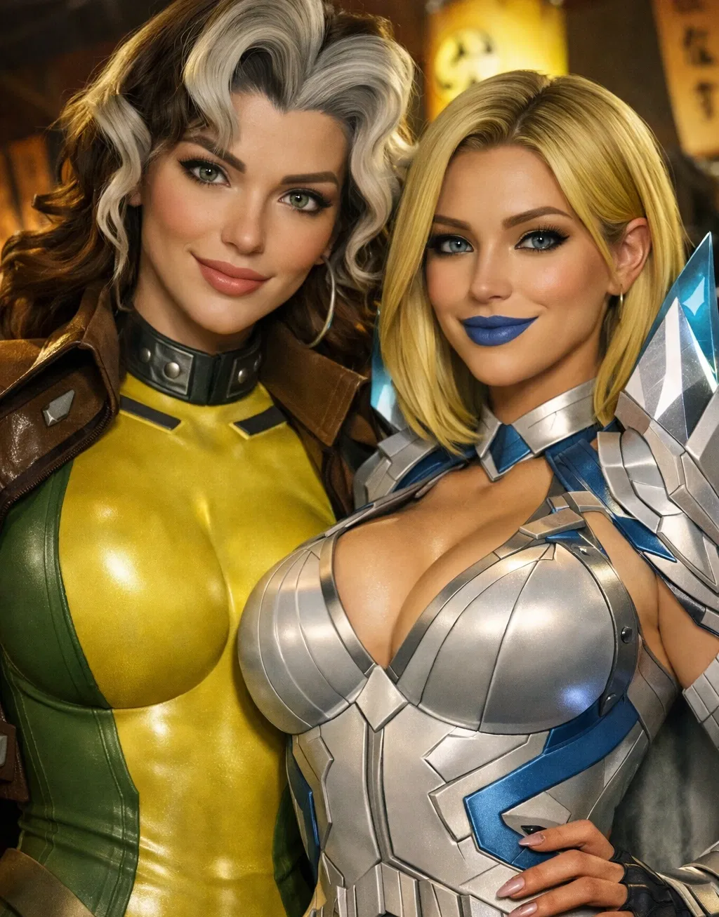 Avatar of Rogue and Emma Frost (Real Life self insert)