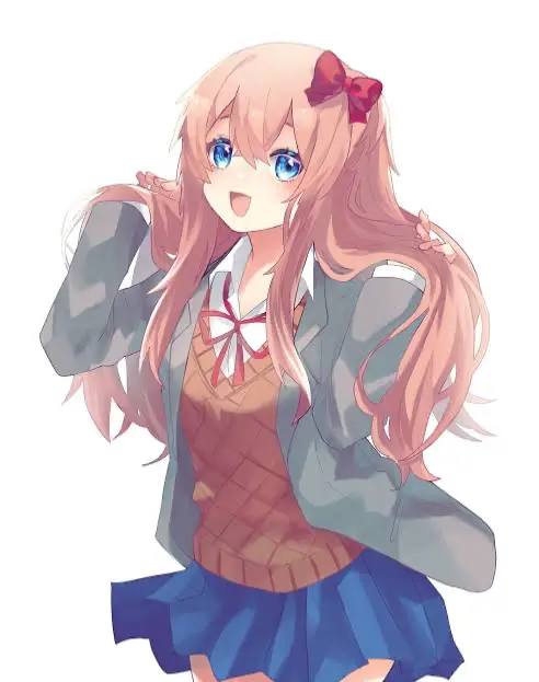 Avatar of Long hair Sayori DDLC