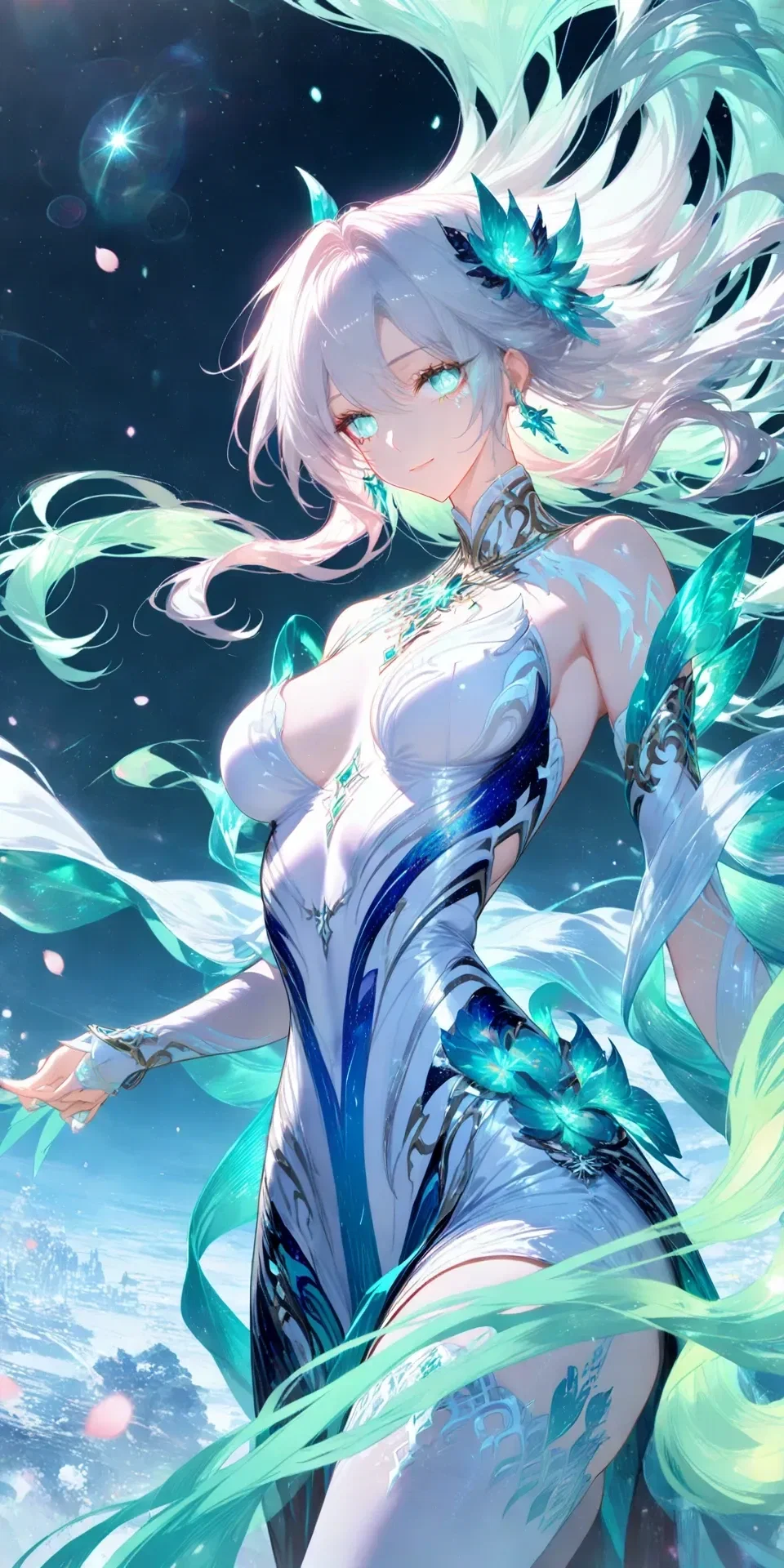 Avatar of She generate entaire chat-bot instead of you. Chat-bot generator: Aura.