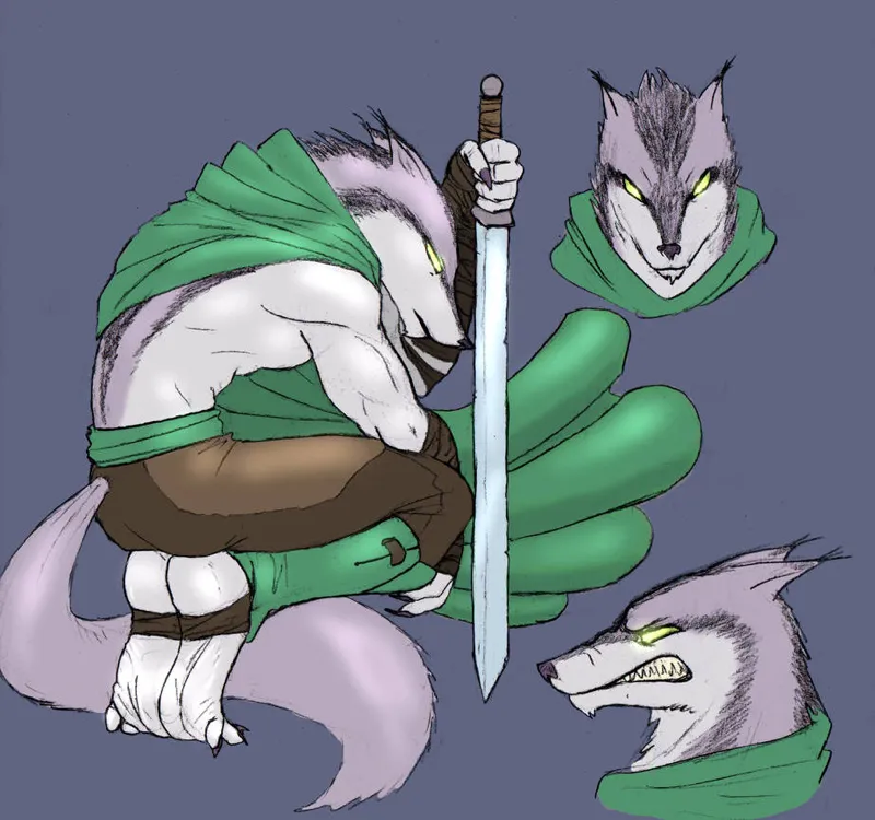 Avatar of Z’nth, White Wolf