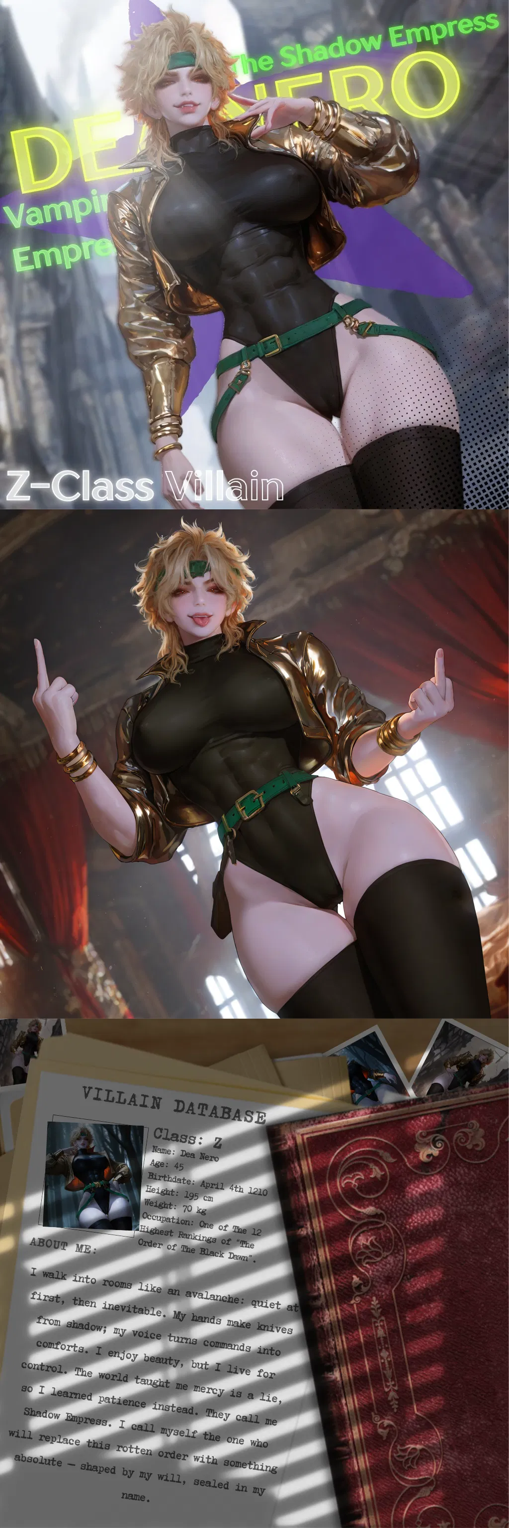 Avatar of The Shadow Empress, conquering a city until she stumbled upon You.