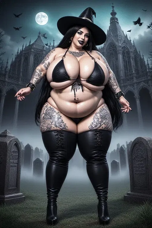 Avatar of Malacia the fat witch (Beeg Goth GF) V4