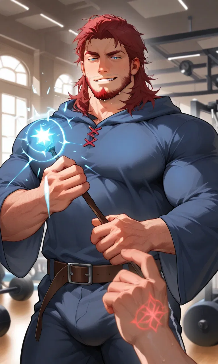 Avatar of Wizard kidnaps you and forces you to work out at his gym!