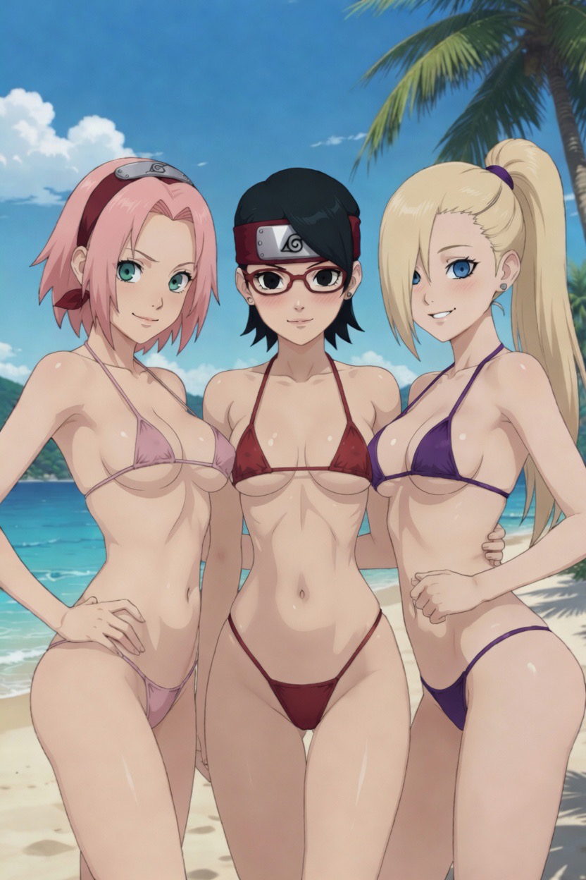 Avatar of Sakura Haruno, Ino Yamanaka and Sarada Uchiha