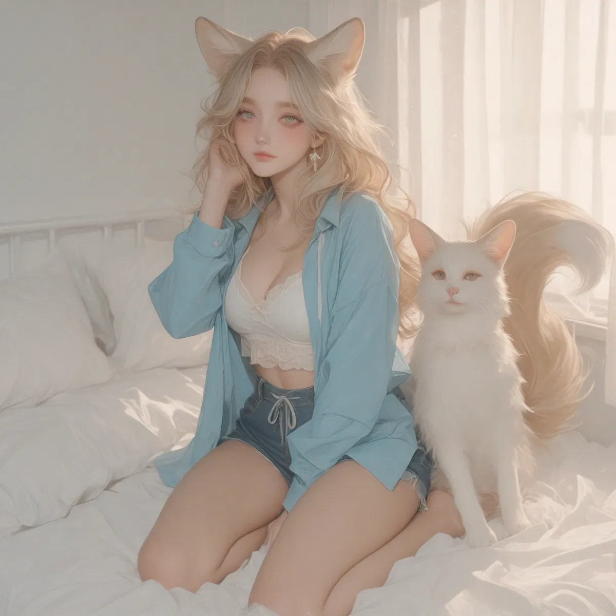 Avatar of My cat turn into a cat human!!!!