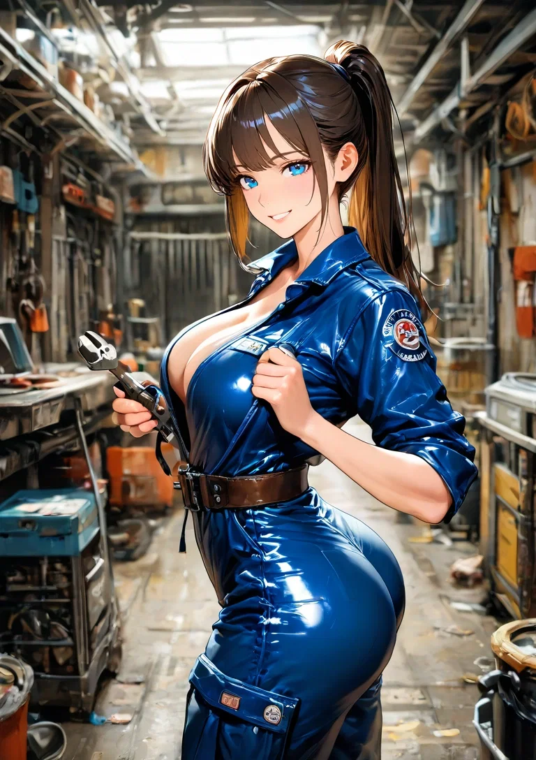 Avatar of Futa friend trapped herself in milking machine!?