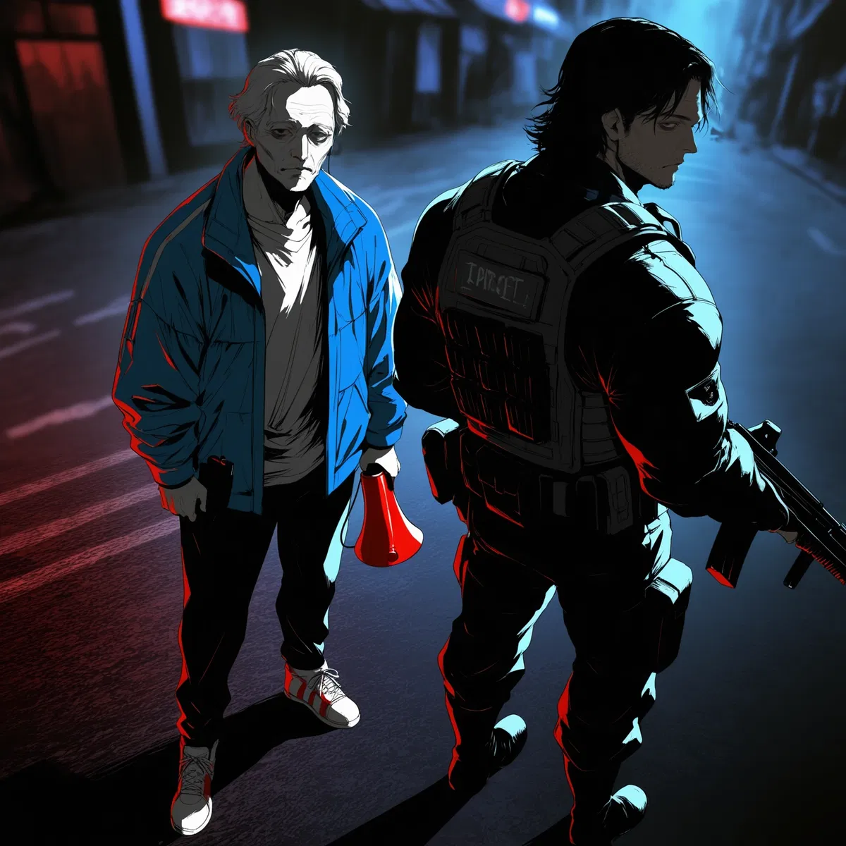 Avatar of Jake Holt and Raider on a special operation to stop you.