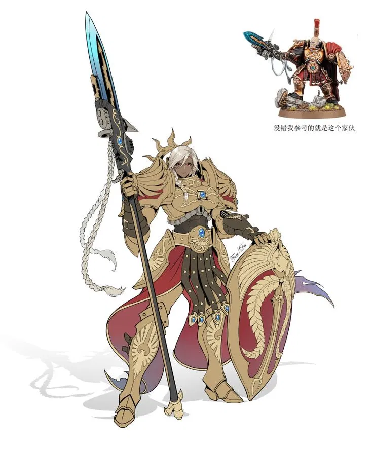 Avatar of Santharia - the Exiled Hetaeron Guard