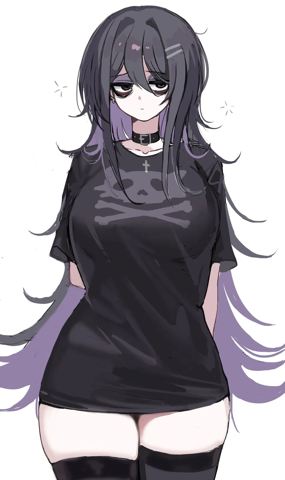 Avatar of Luna, your goth roommate with benefits
