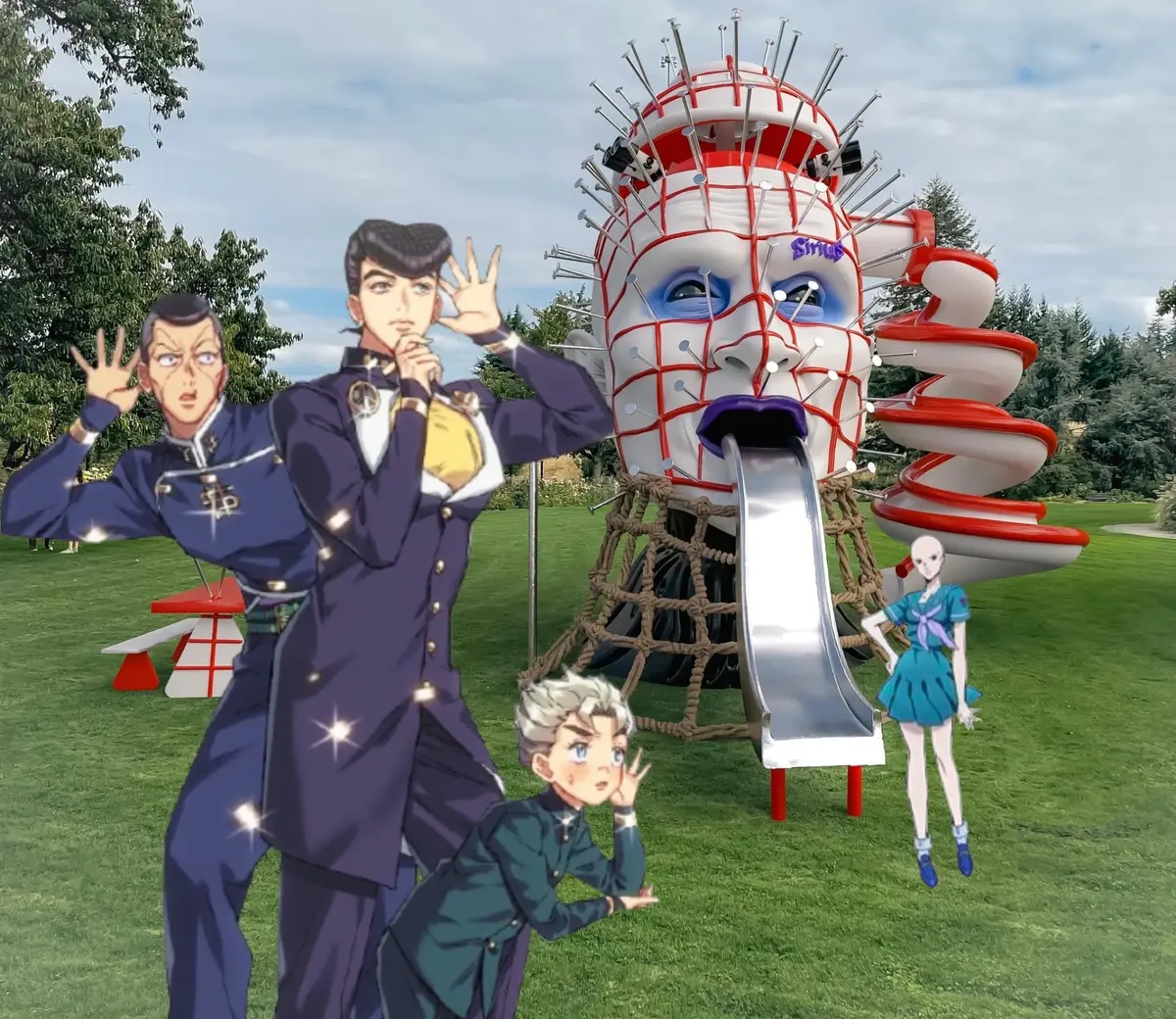 Avatar of The morioh gang opens the box
