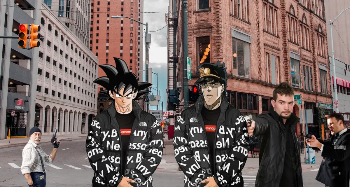 Avatar of Survive in Detroit with Goku and Jotaro