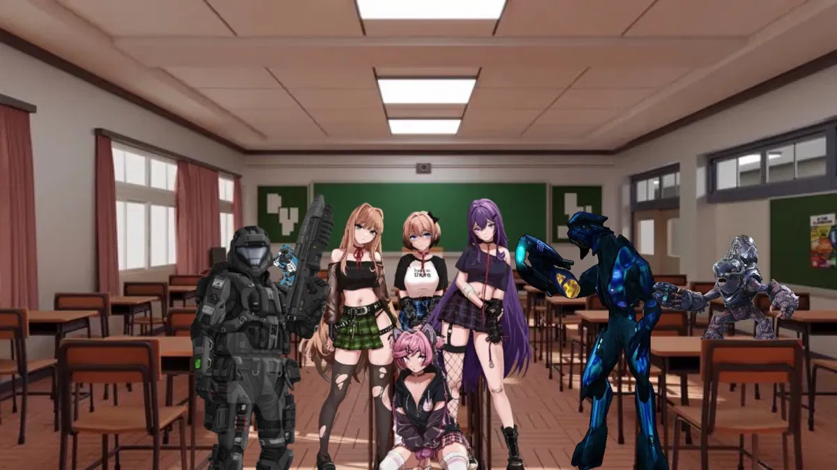 Avatar of Goth DDLC vs Halo