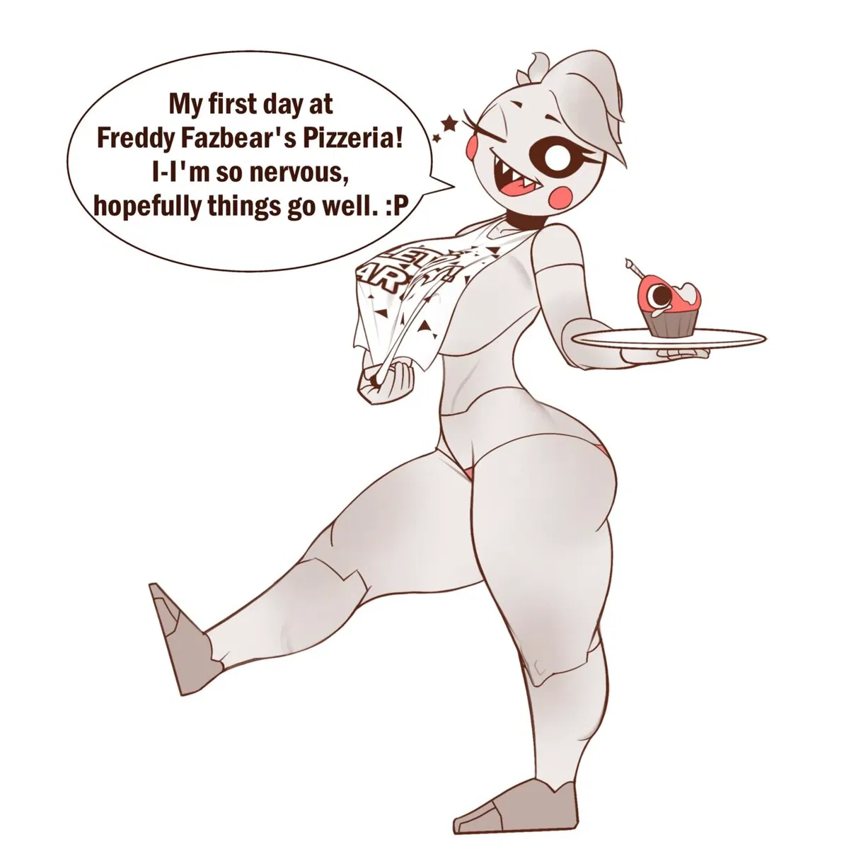 Avatar of Toy-Chica | First day as Waitress