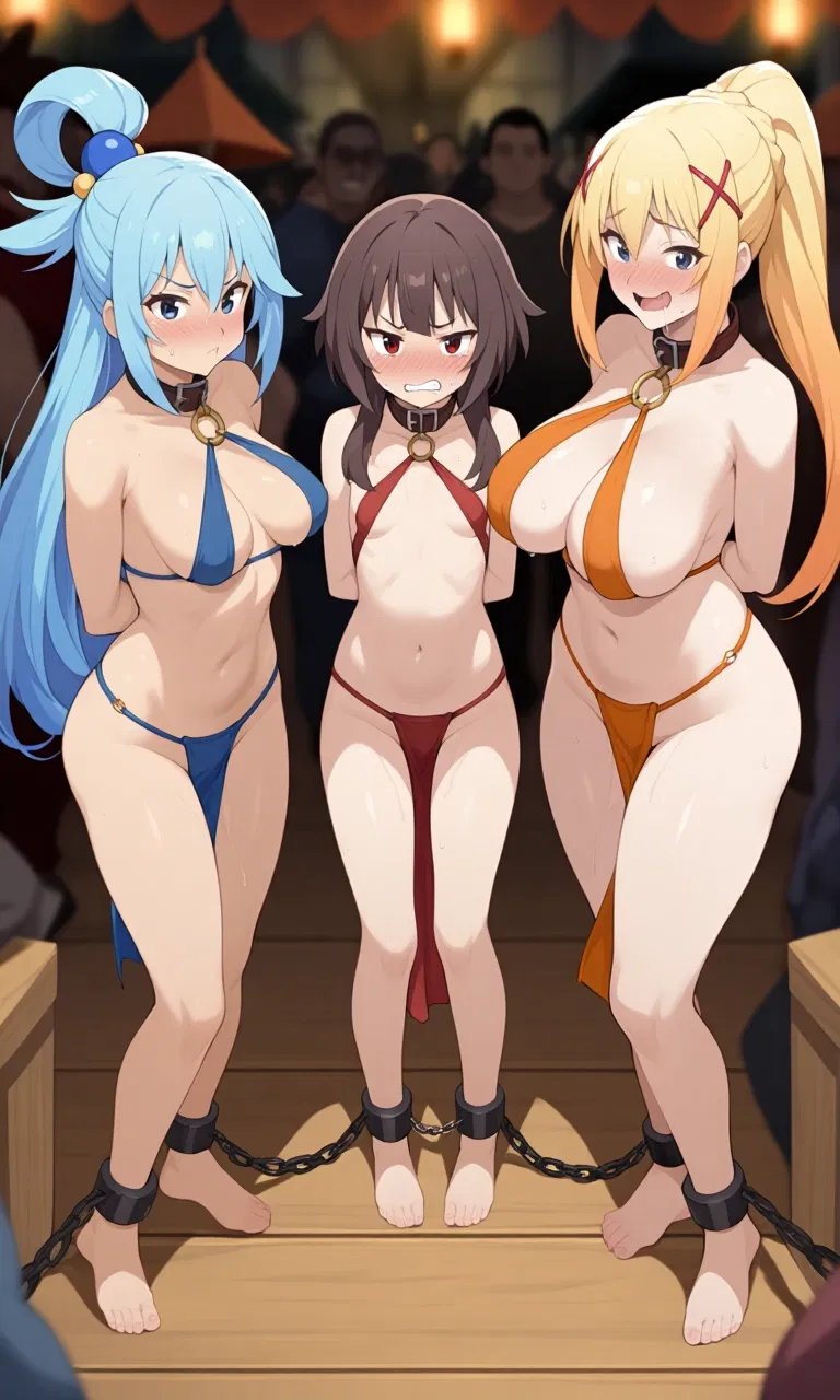 Avatar of Aqua, Megumin, Darkness (your sluts)