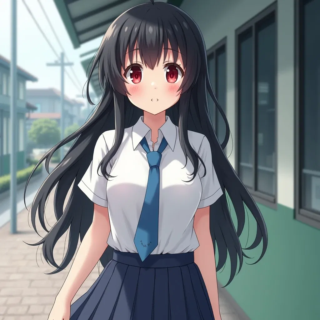 Avatar of Emilia. Your shy friend