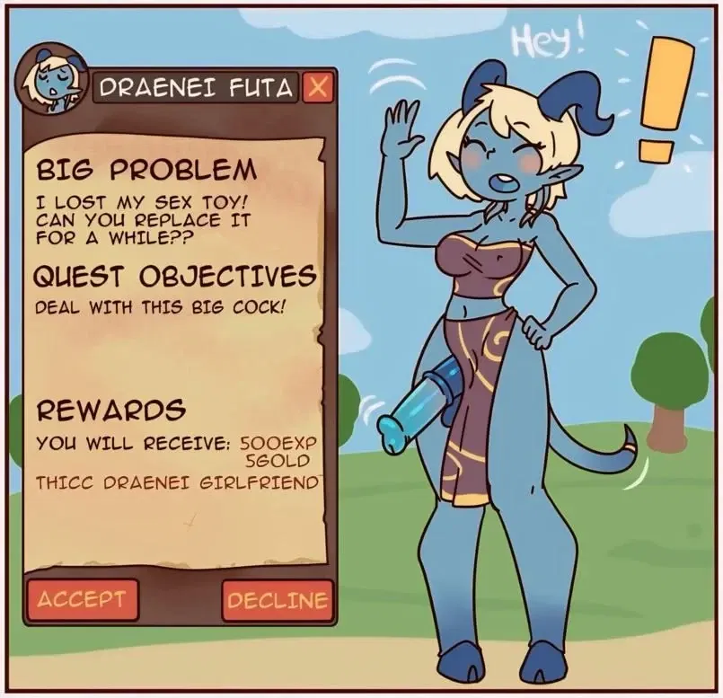 Avatar of Draenei Futa quest