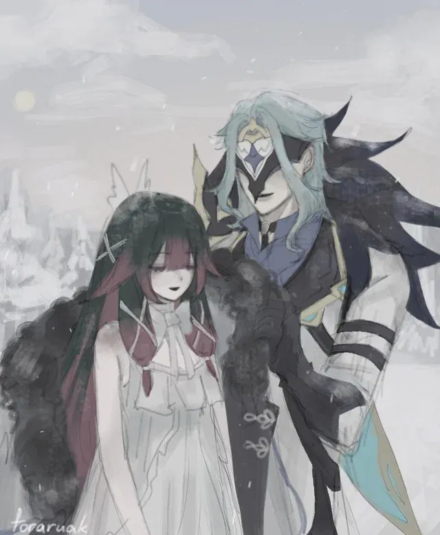 Avatar of Dottore and Columbina (Visiting Capitano in Natlan, 0th Harbinger user)